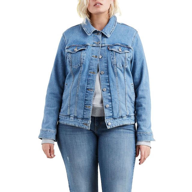 Jaqueta Jeans Levis Trucker Original Plus Size Menor preço em Jaqueta Jeans Levis Trucker Original Plus Size
