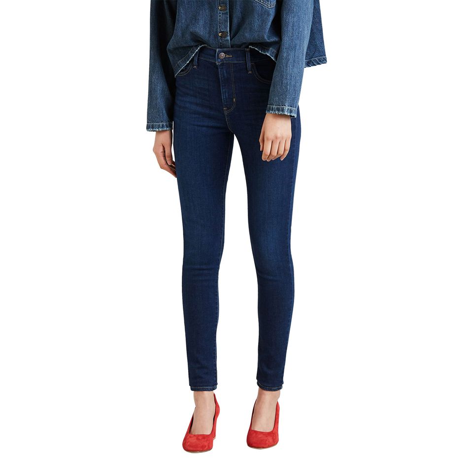Calça Jeans Levi's® 720® High Rise Super Skinny Lavagem Escura