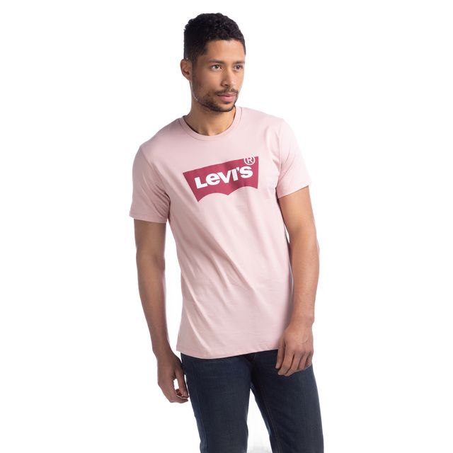 levis camiseta rosa