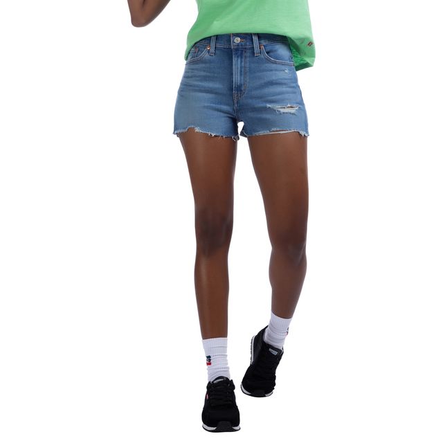 bermuda jeans feminina levis