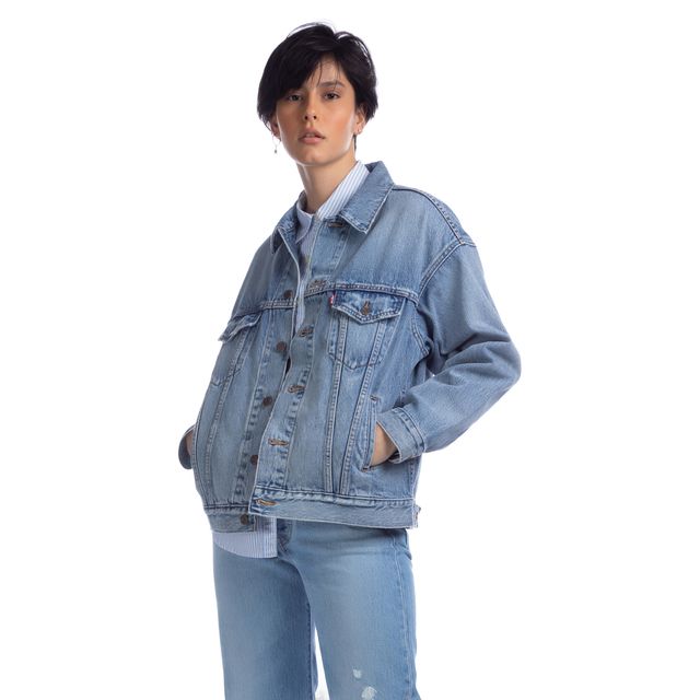 jaqueta jeans levis feminina