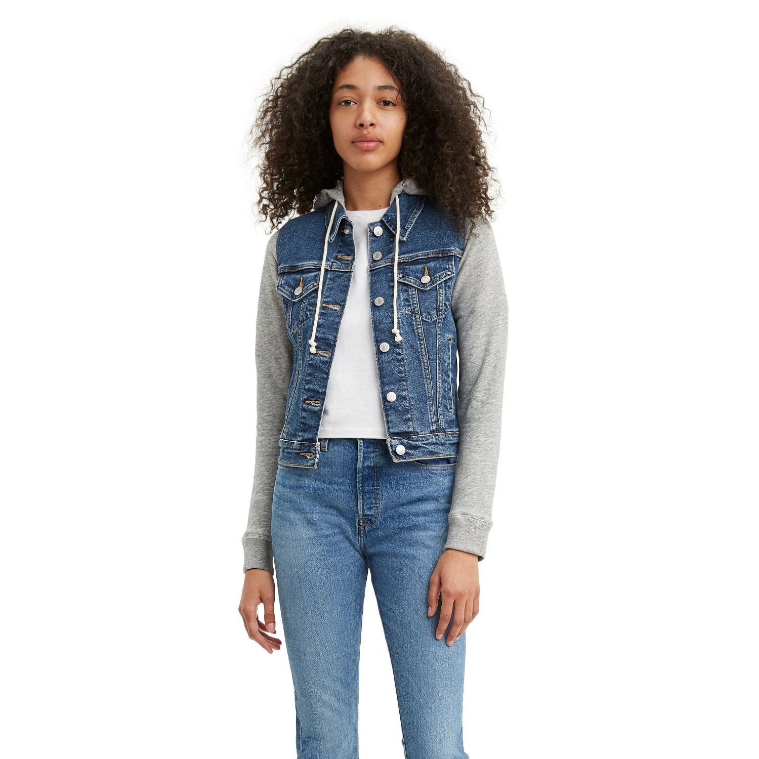 jaqueta jeans feminina levis preço