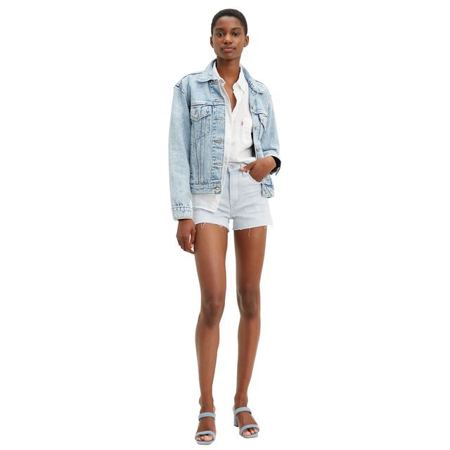 bermuda jeans levis feminina