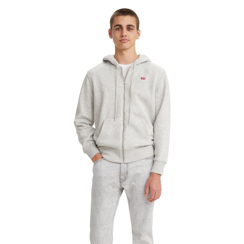 Moletom Levi's® Core Ng Zip Up Cinza