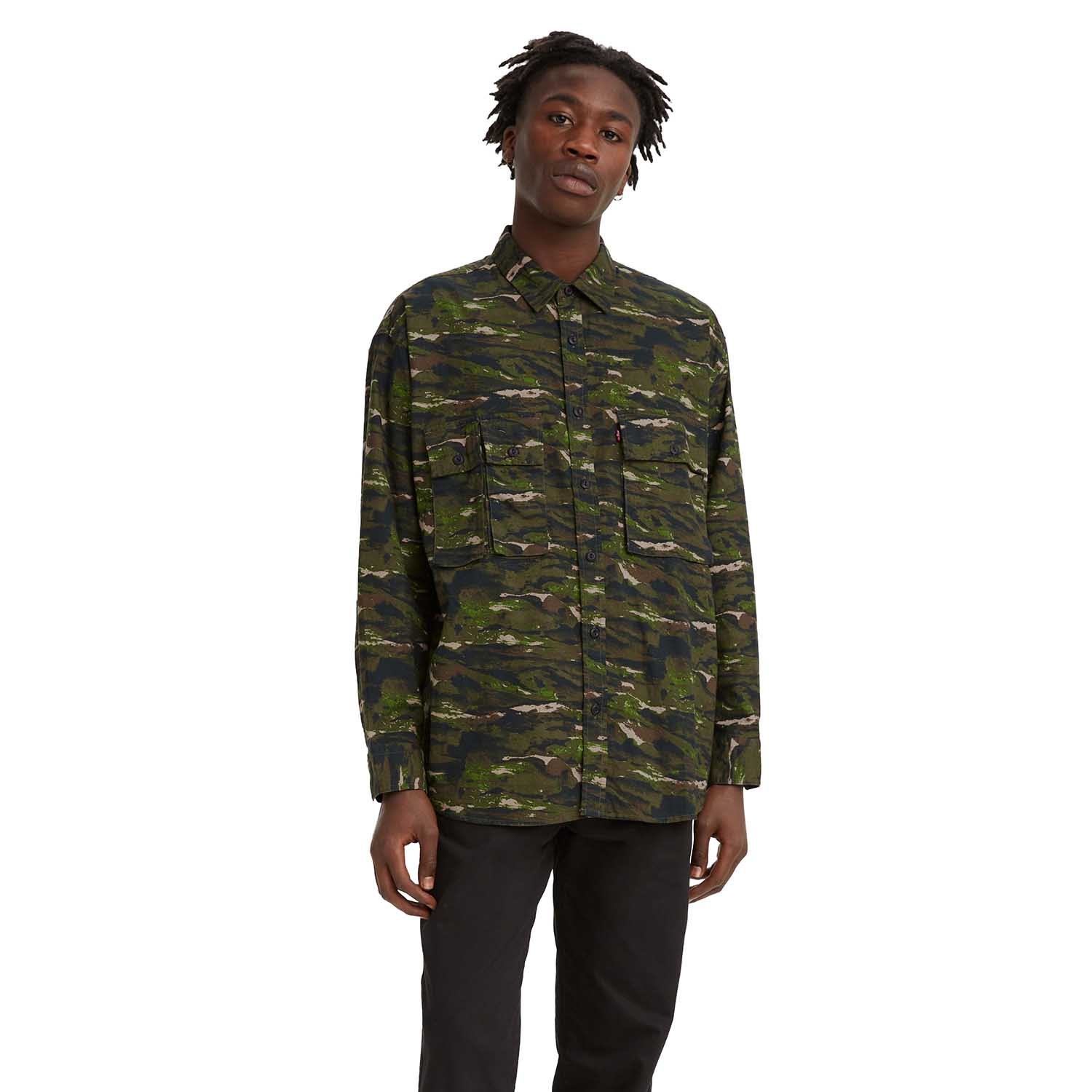 camisa camuflada levis