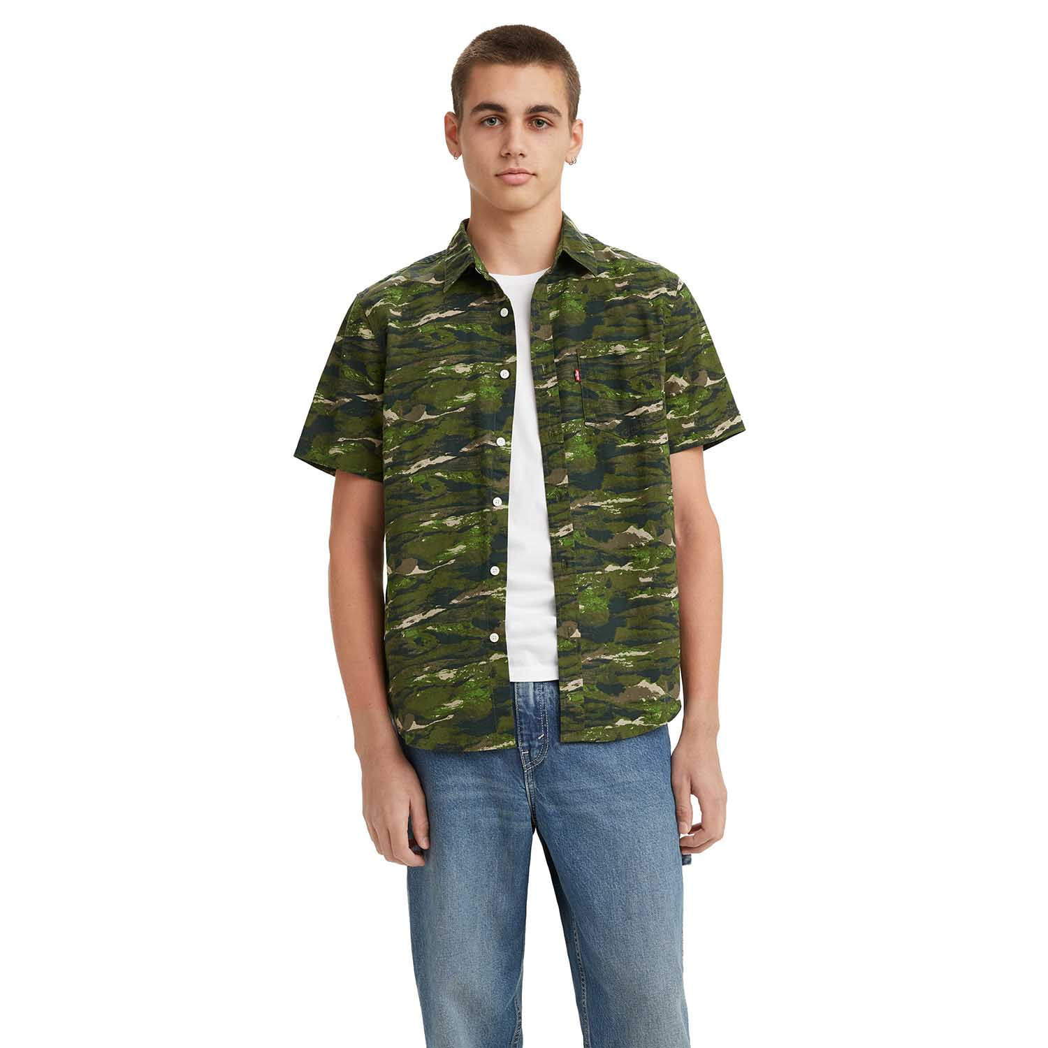 camiseta levis camuflada