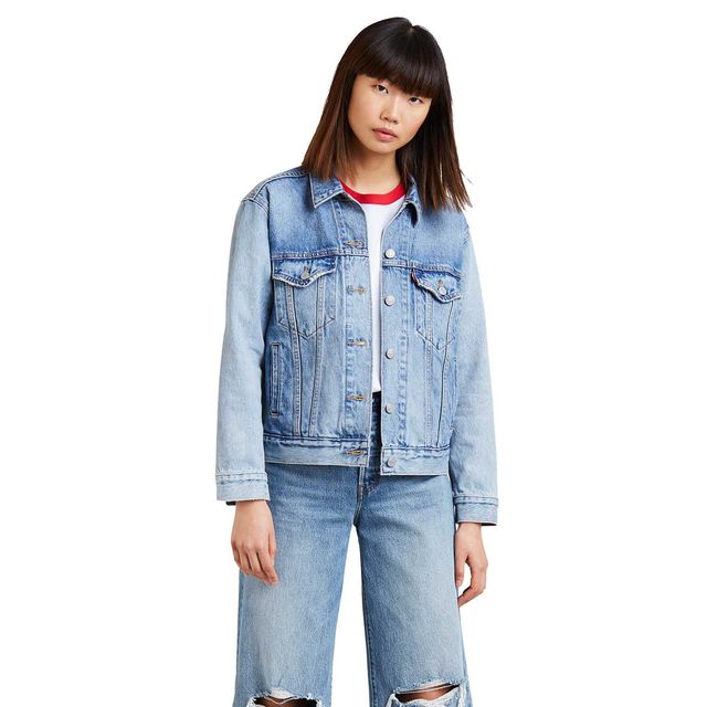 Jaqueta Jeans Trucker Ex-Boyfriend Menor preço em Jaqueta Jeans Trucker Ex-Boyfriend