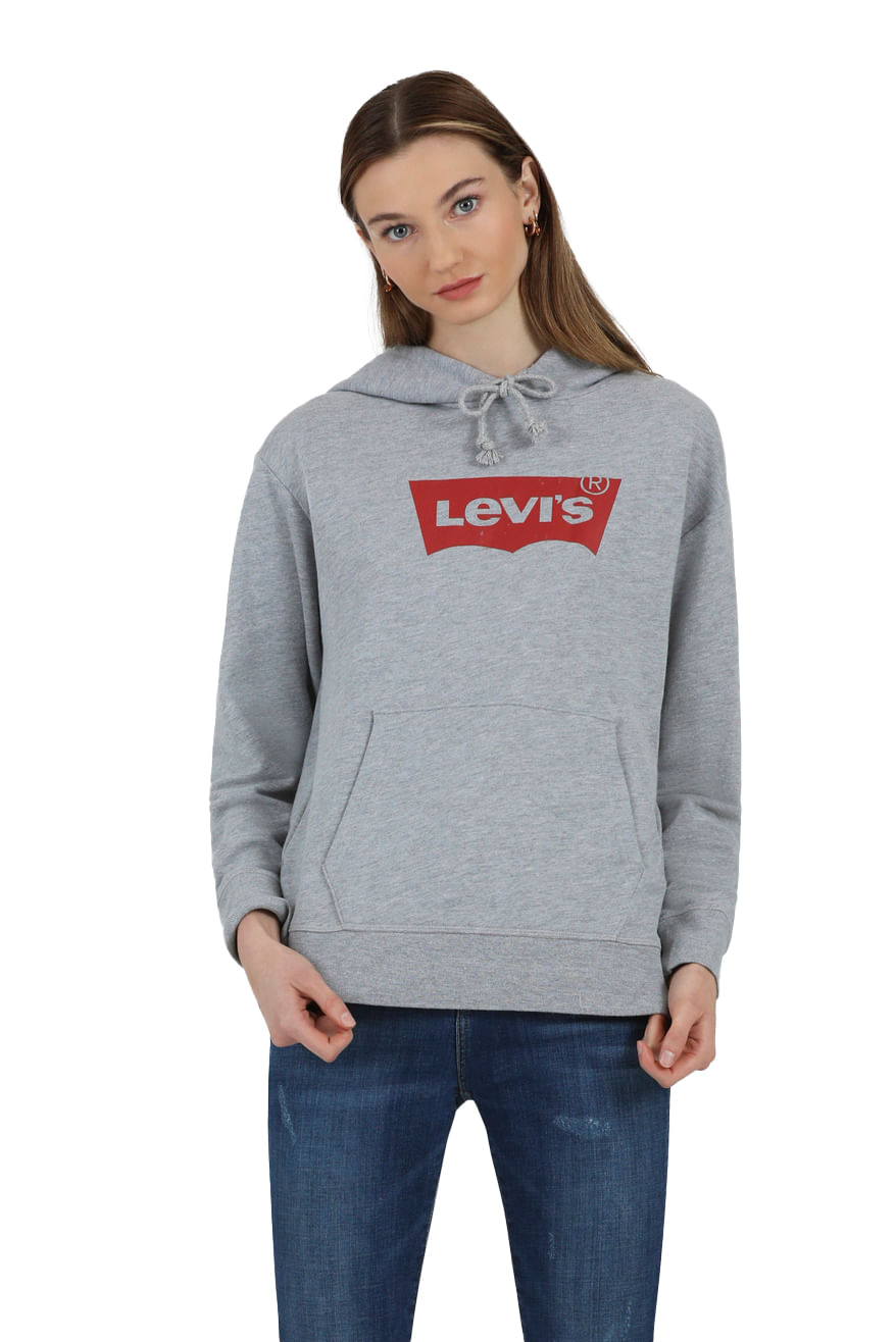 Moletom Levi's® Graphic Standard Hoodie Cinza
