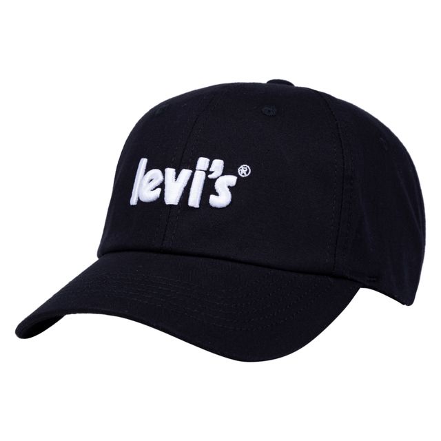 Bone-Levi-s-Curved-Visor---Varsity-Logo-Cap