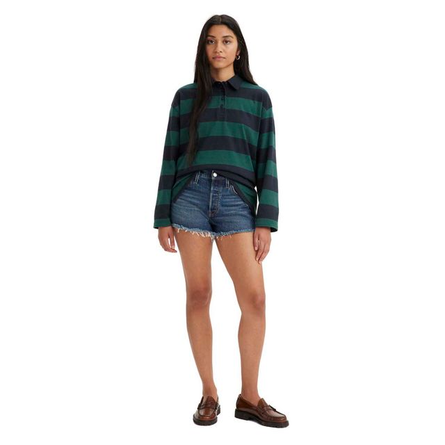 Levi's 501 Original Shorts Donna – Jeans Corti In 100% Cotone, Vita Media, Iconici E Versatili