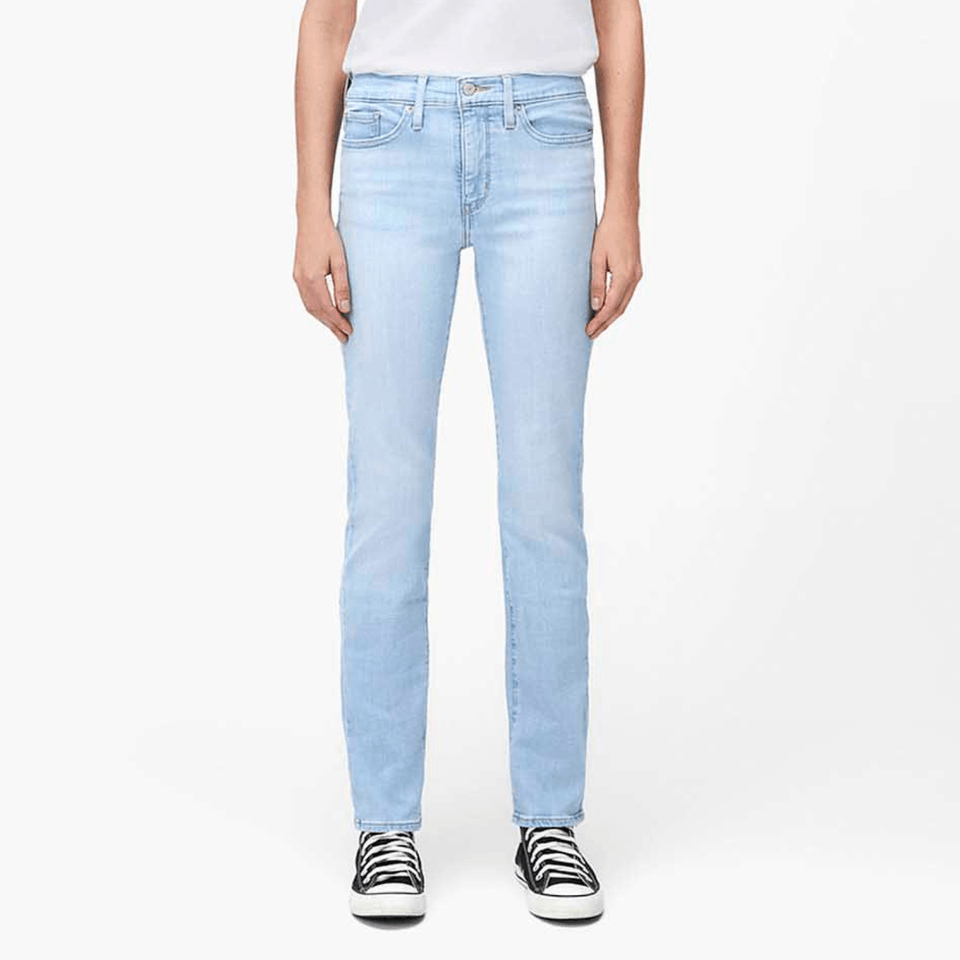 Calça Jeans Levi's® 314® Shaping Straight Lavagem Clara