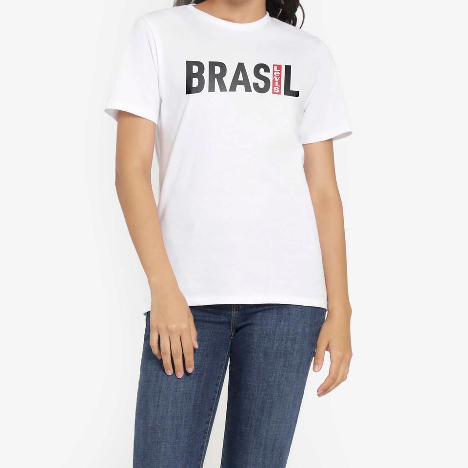 Camiseta Levi's® City Tee Brasil Branca