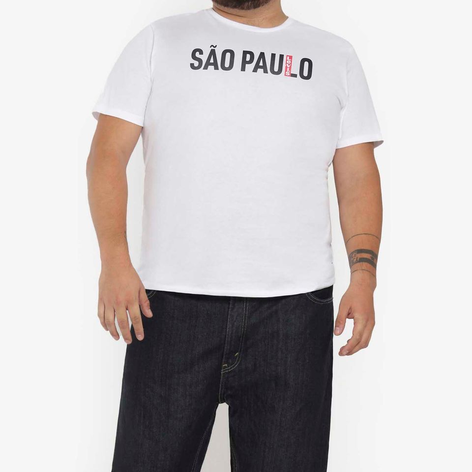 Camiseta Levi's City Tee São Paulo Branca