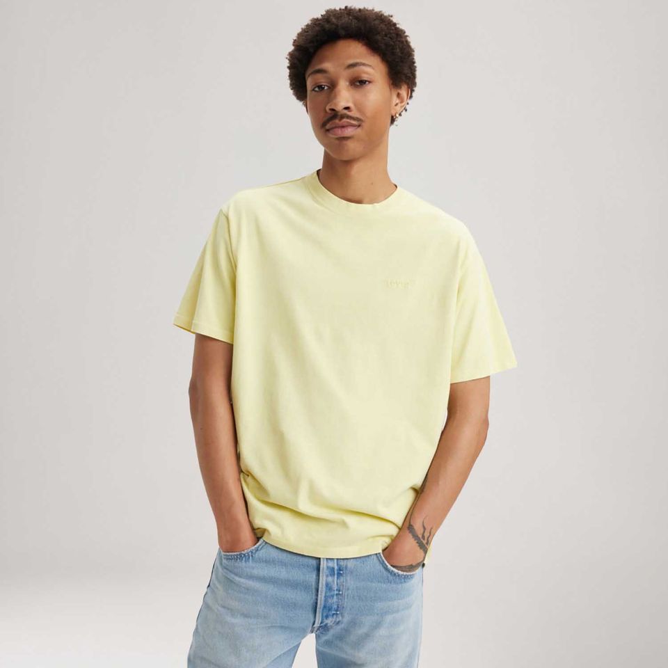 Camiseta Levi's® Red Tab Vintage Amarela Manga Curta
