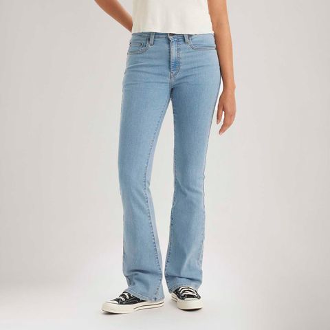 Calça Jeans Levi's® 725 High Rise Bootcut Lavagem Clara — Levi's