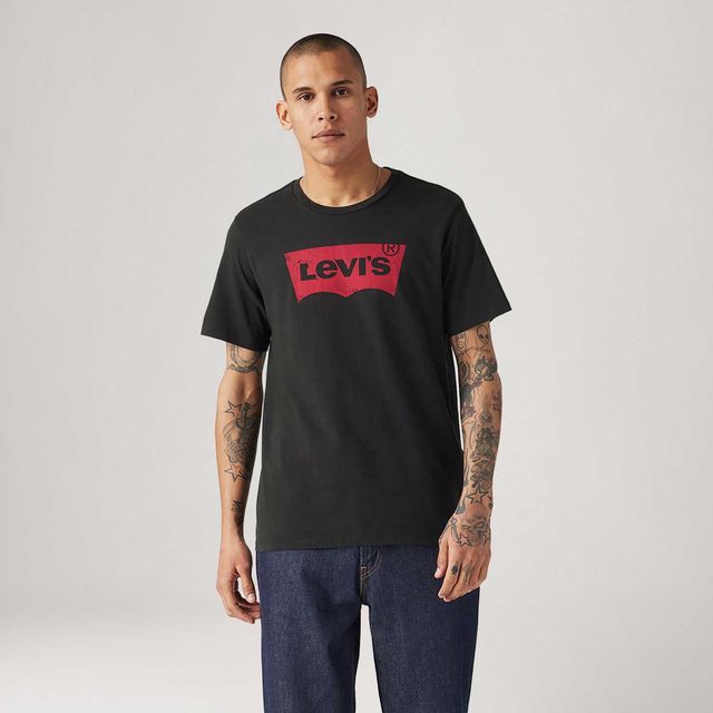 Camiseta Levi's® Graphic Set-In Neck Preta Manga Curta Camiseta Levi's® GRAPHIC SET IN NECK - XL USA | GG BR