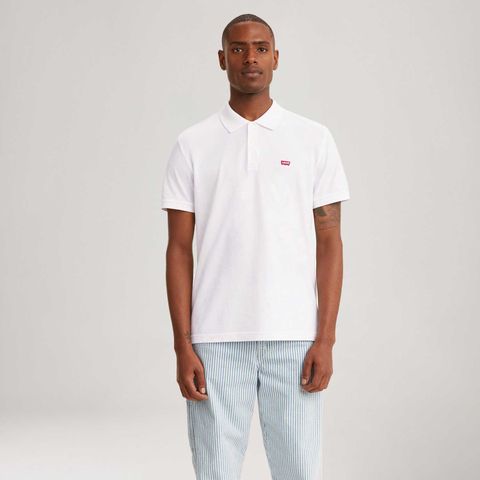 Camisa Polo Levi's® Housemark Branca Manga Curta — Levi's