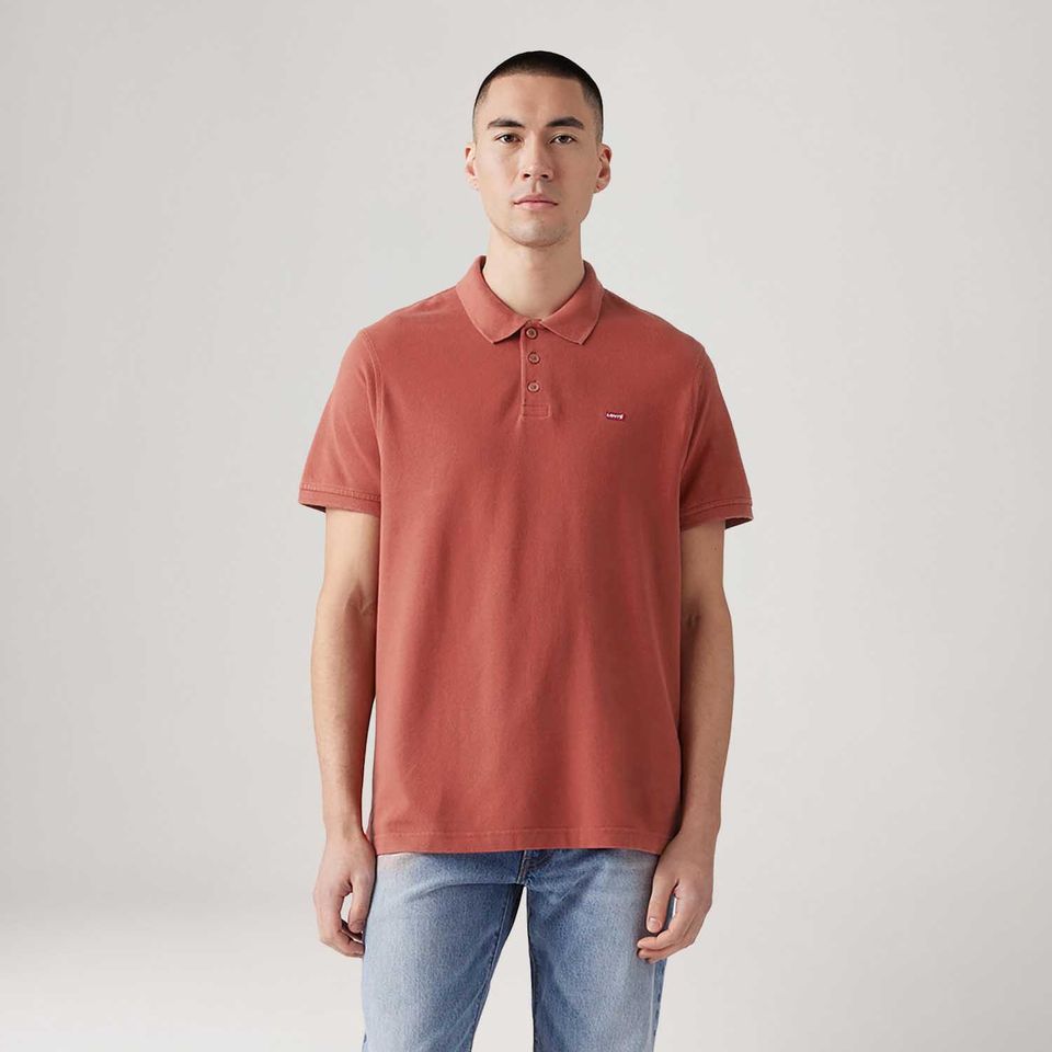 Camisa Polo Levi's® Housemark Vermelha Manga Curta