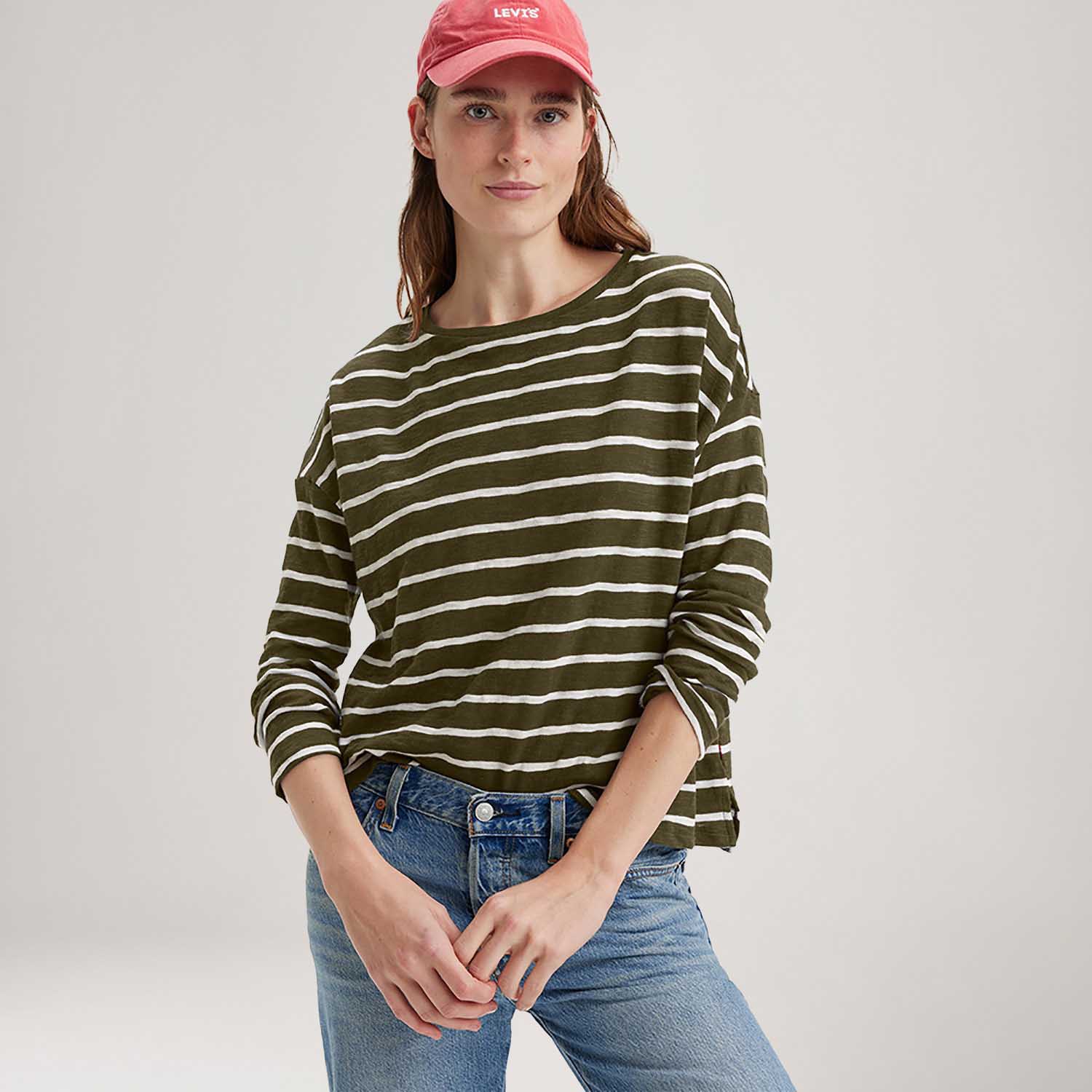 Blusa Levi's® Margot Verde Manga Longa