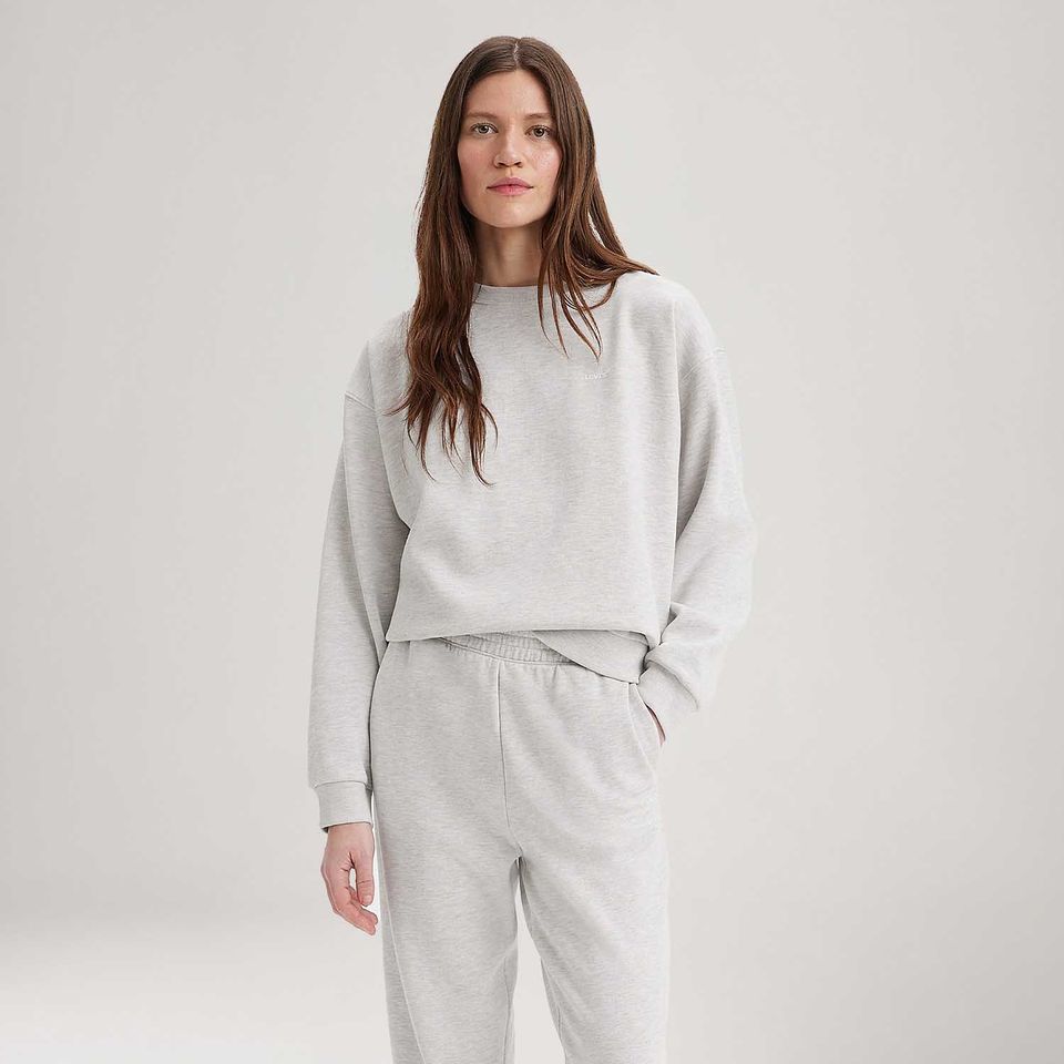 Moletom Levi's® Everyday Sweatshirt Cinza Manga Longa