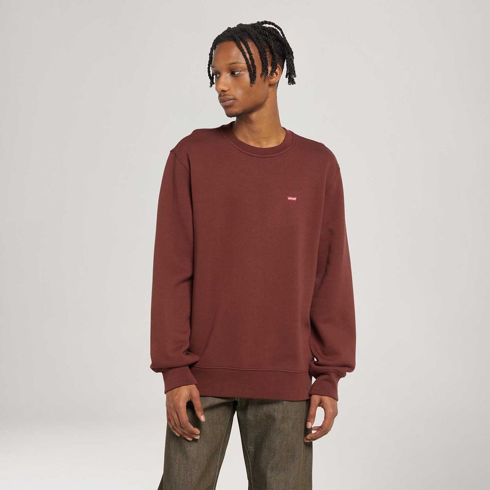 Moletom Levi's® Sweatshirt Marrom Manga Longa