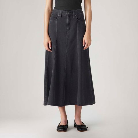 Saia Jeans Levi's® Fit And Flare Preta — Levi's