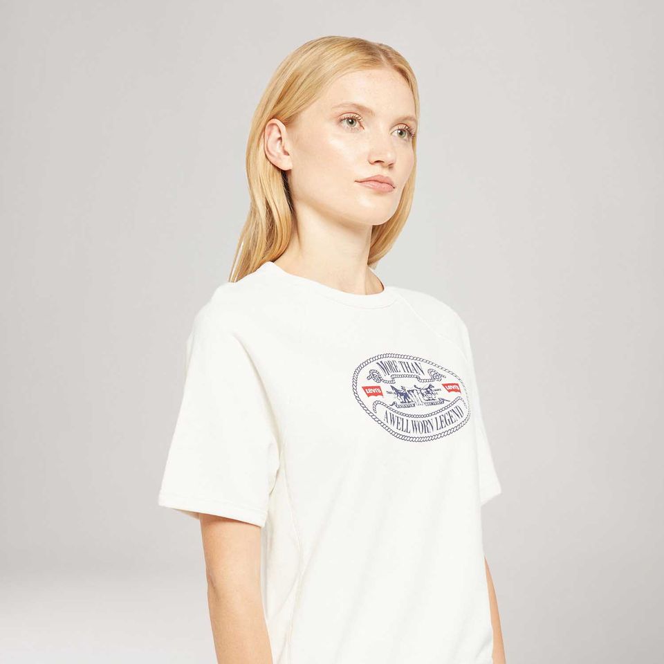 Camiseta Levi's® Geritage Branca Manga Curta