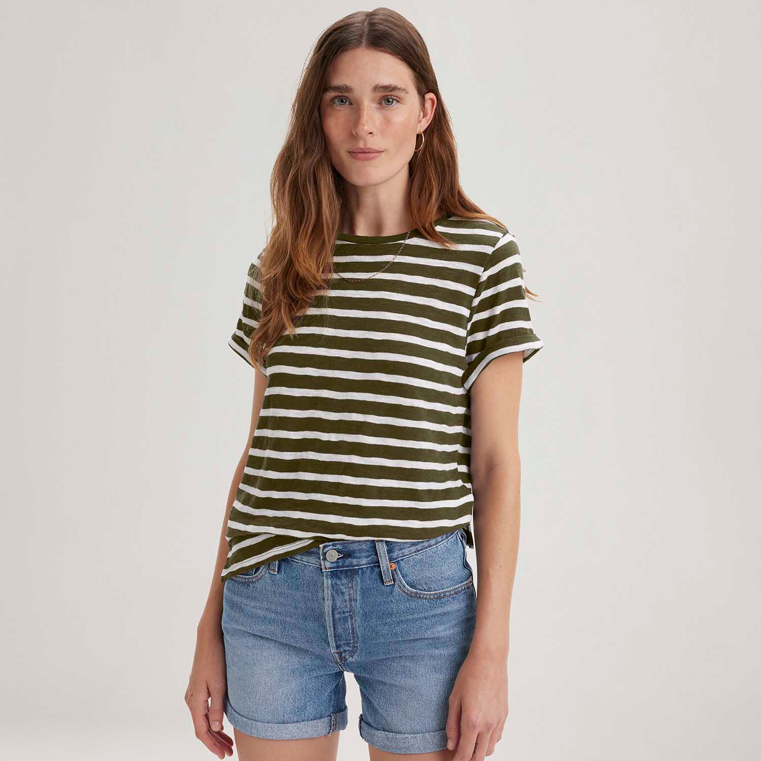 Blusa Levi's® Margot Verde Manga Curta