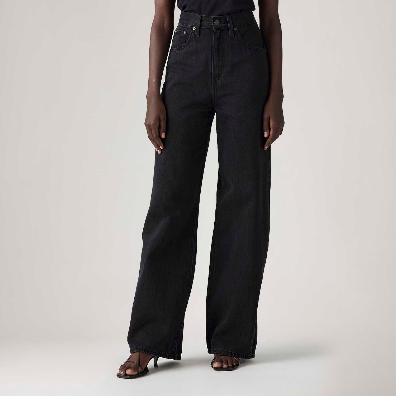 Calça Jeans Levi's® Cinch Baggy Preta