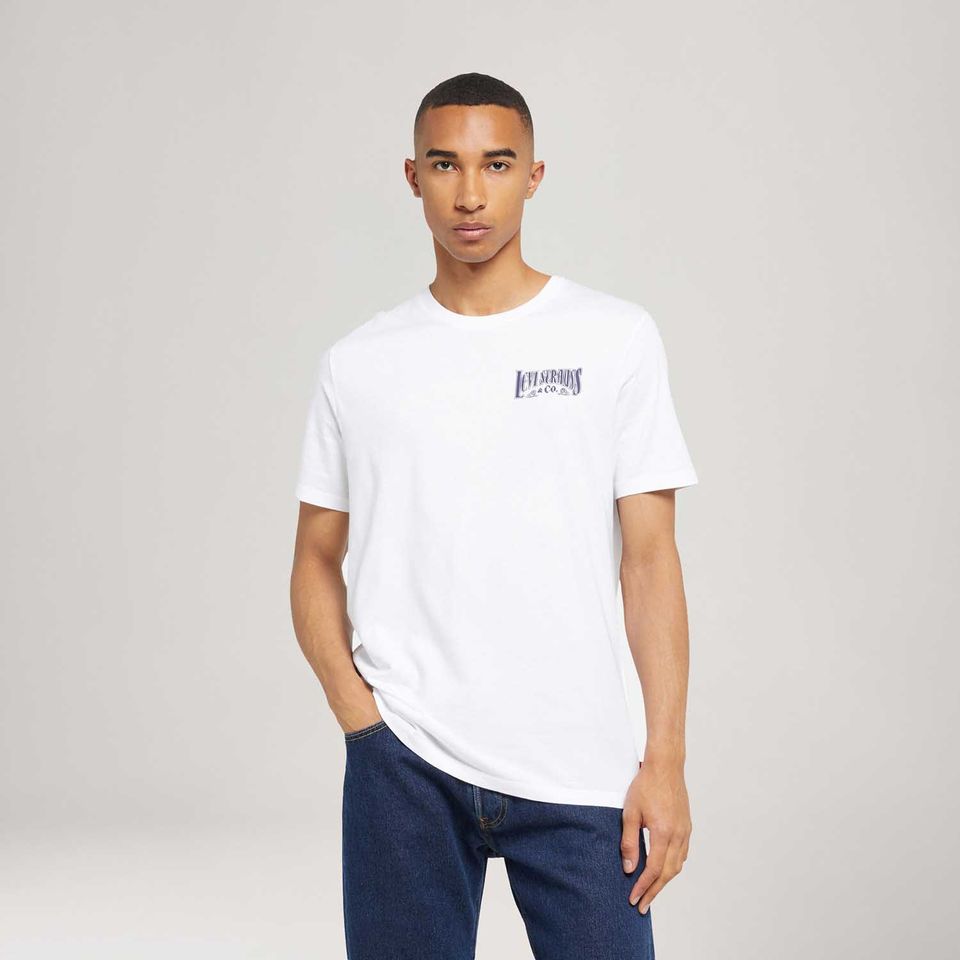 Camiseta Levi's® Graphic Crewneck Branco Manga Curta