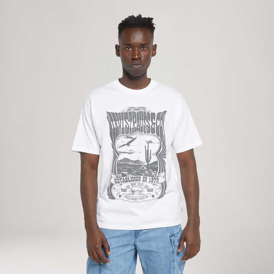 Camiseta Levi's® Vintage Graphic Tee Manga Curta