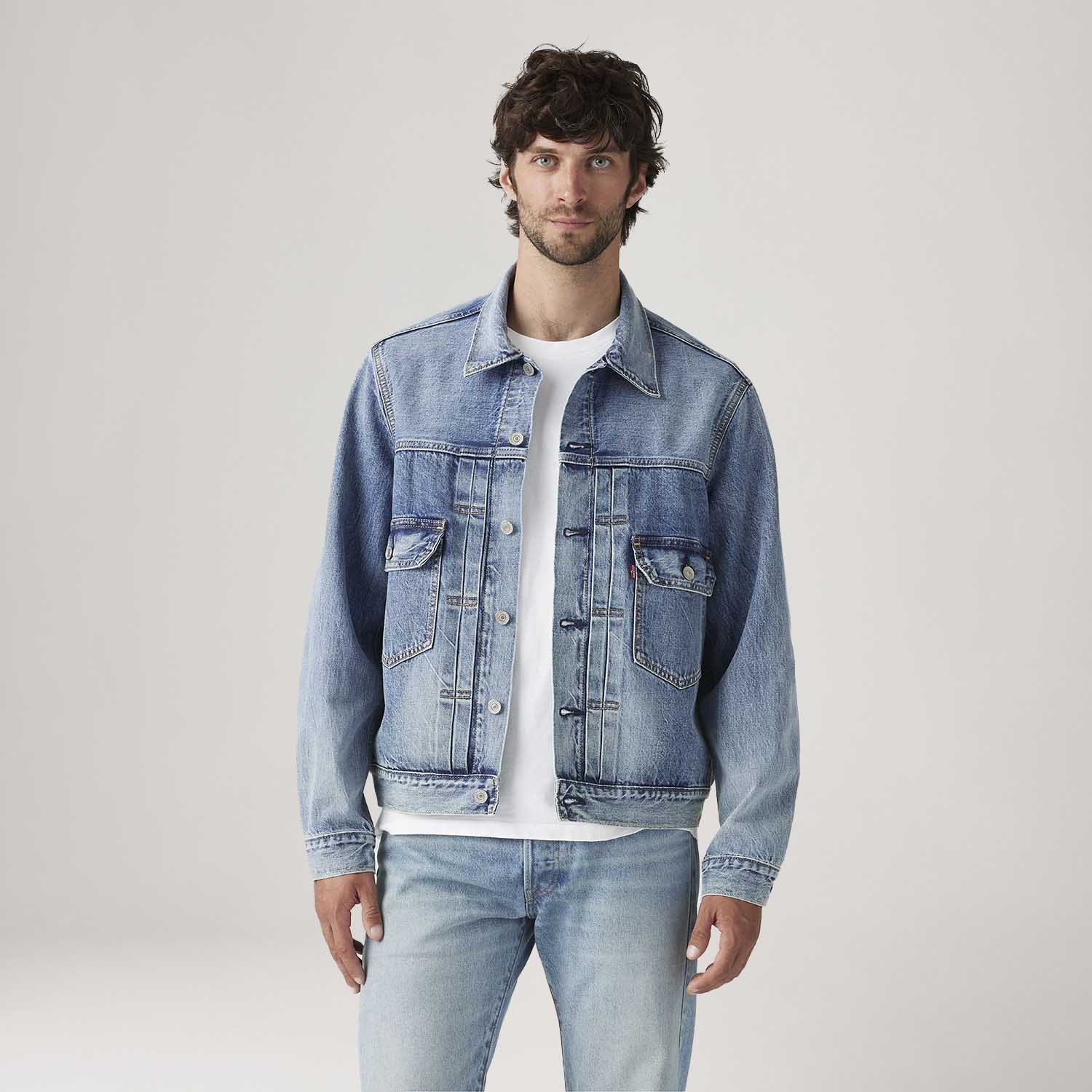Jaqueta Levi's® Trucker Type II Lavagem Média