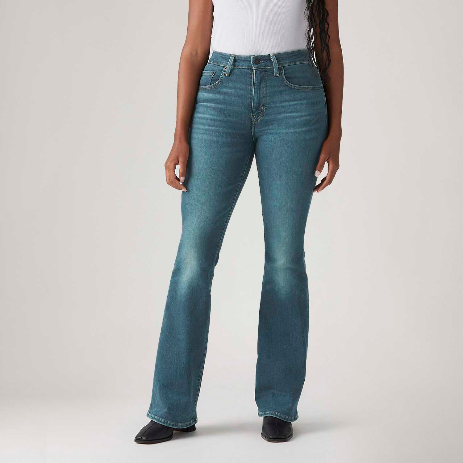 Calça Jeans Levi's® 726® High Rise Flare Lavagem Escura