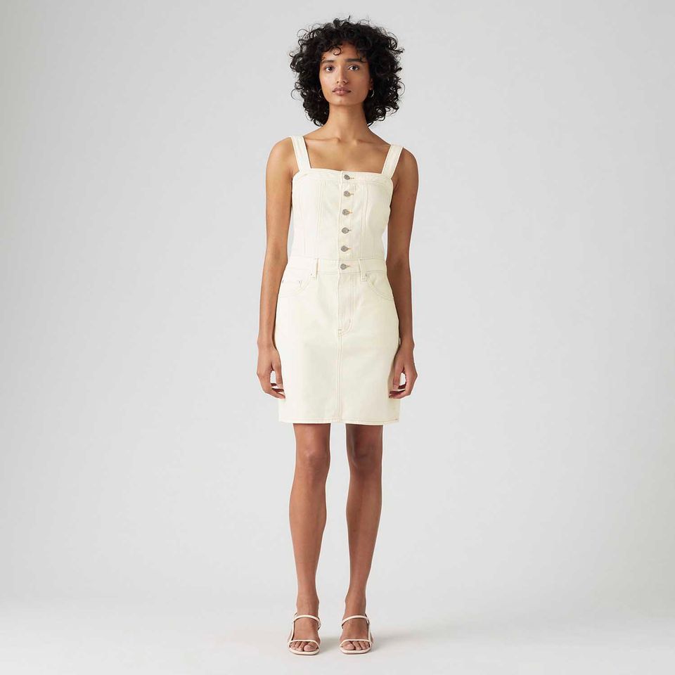Vestido Jeans Levi's® Iconic Branco