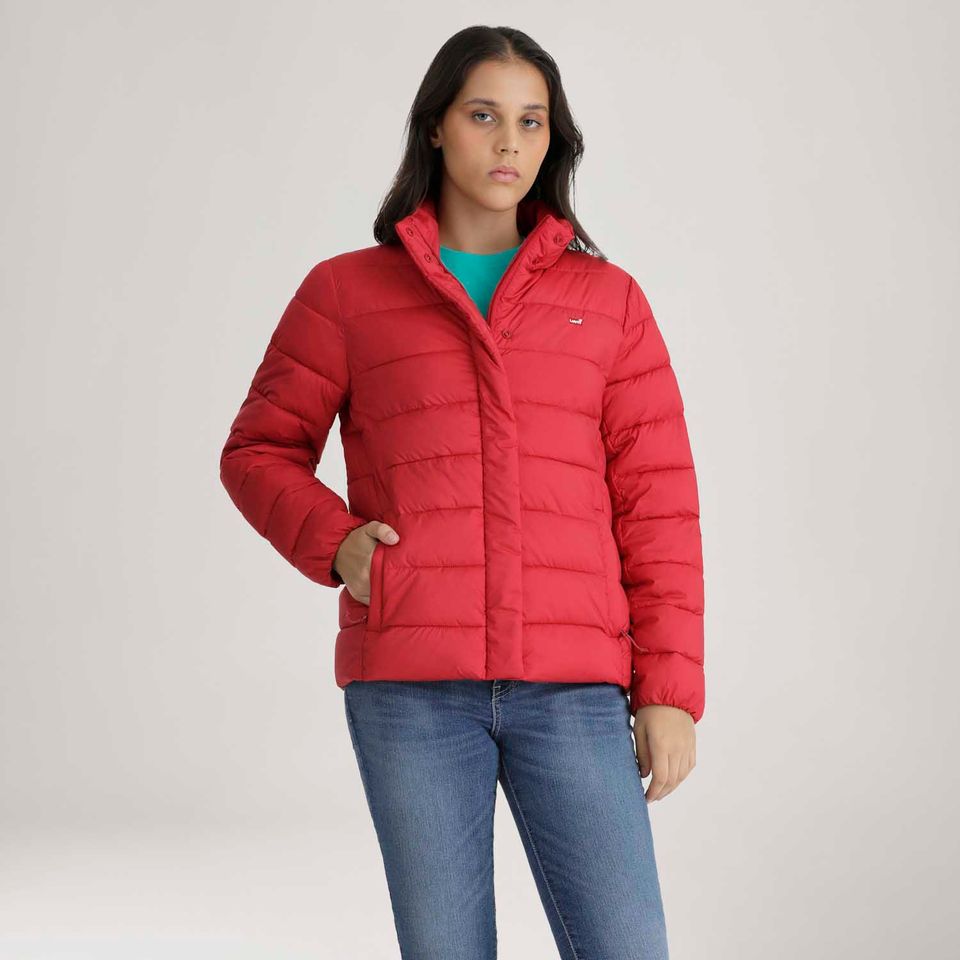 Jaqueta Puffer Levi's® Packable Quilted Vermelha
