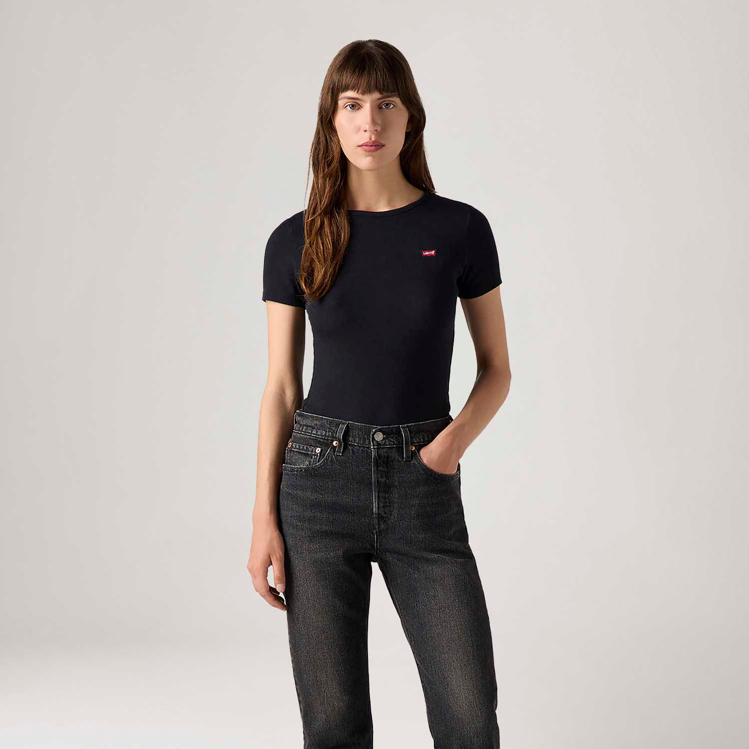 Blusa Levi's® Hayes Preto Manga Curta