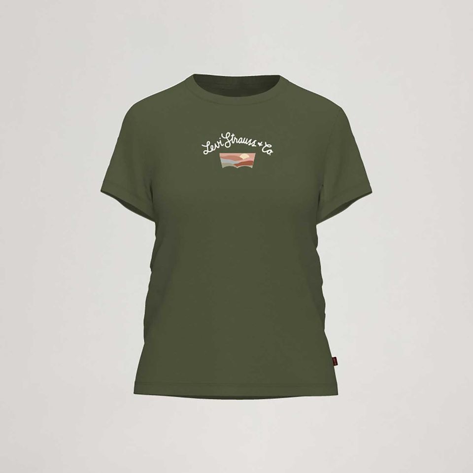 Camiseta Levi's® The Perfect Tee Manga Curta