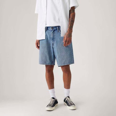 Bermuda Jeans Levi's® 468® Loose Lavagem Média — Levi's