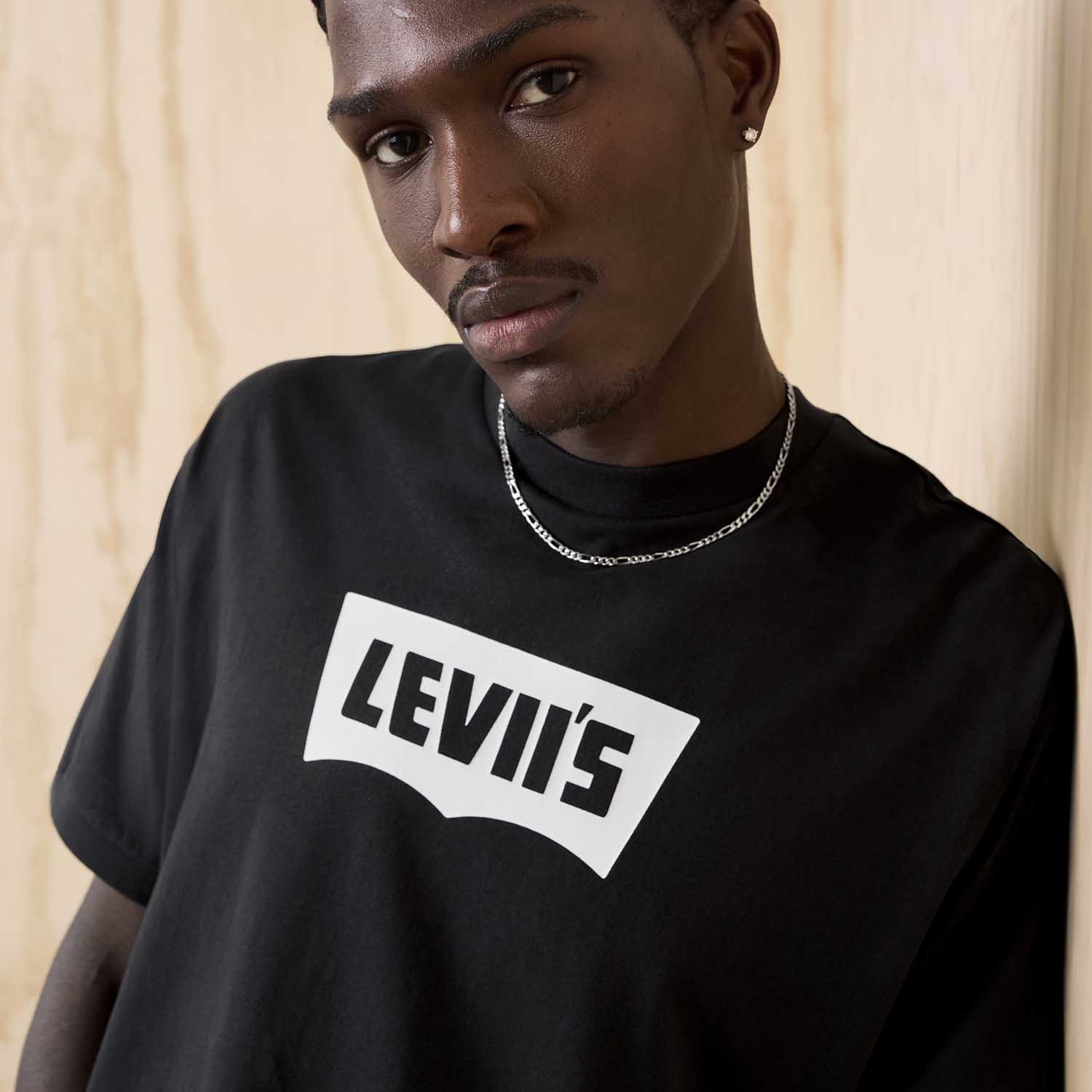 Camiseta Levi's® X Blue Tee Preto Manga Curta