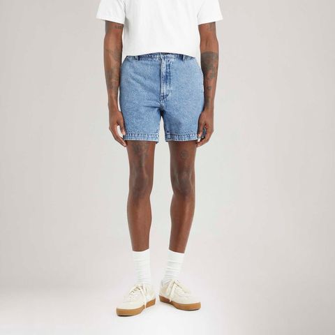 Bermuda Jeans Levi's® Xx Authentic Lavagem Clara — Levi's