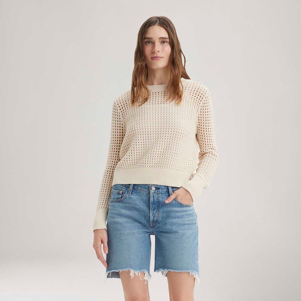 Suéter de Tricot Levi's® Superbloom Off White