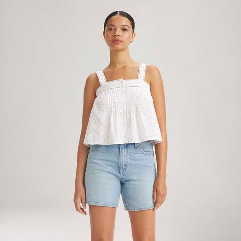 Blusa Levi's® Cici Regata Branca — Levi's