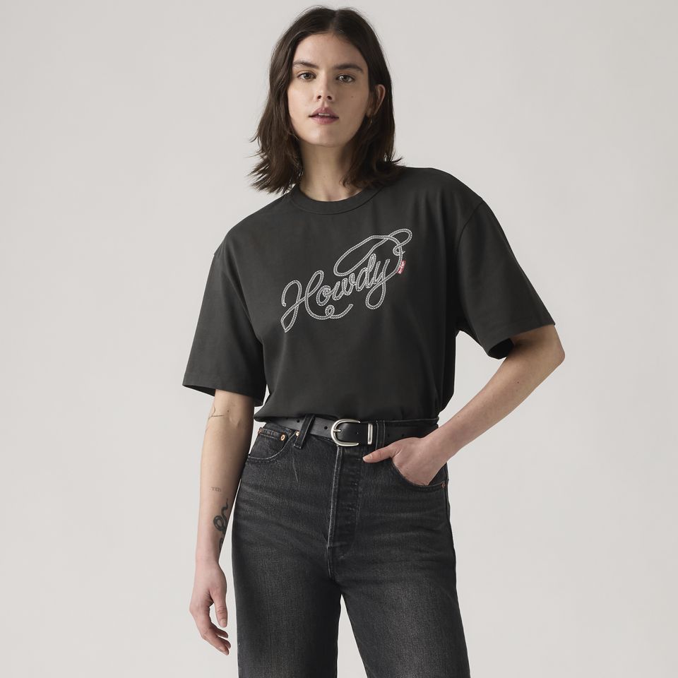 Camiseta Levi's® Tabor Preta Manga Curta