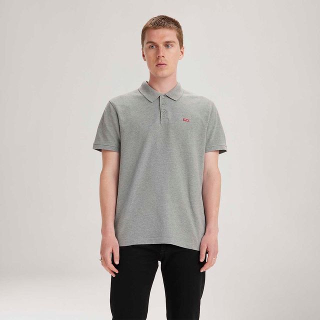 Camisa Polo Levi's® Housemark Cinza Manga Curta - L USA | G BR