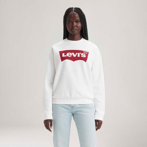 Moleton Levi's® Graphic Standard Crew Branco — Levi's