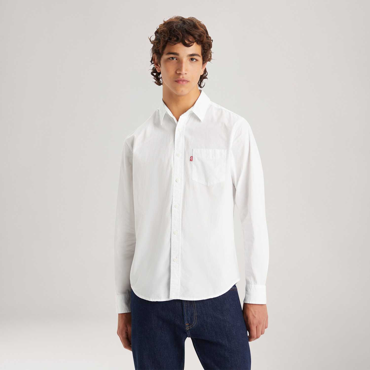 Camisa Levi's® Classic Standard Branca Manga Longa — Levi's
