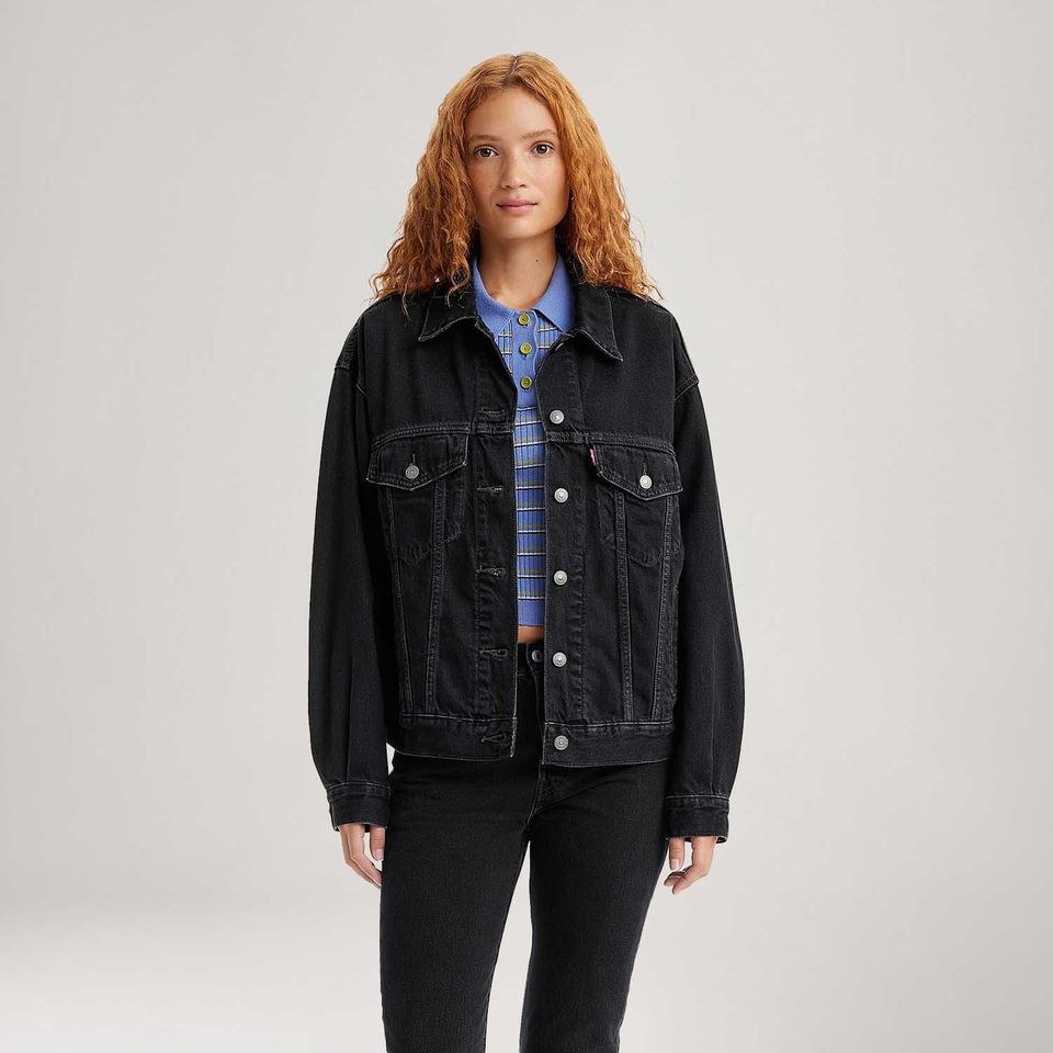 Jaqueta Jeans Levi's® 90s Trucker Preta