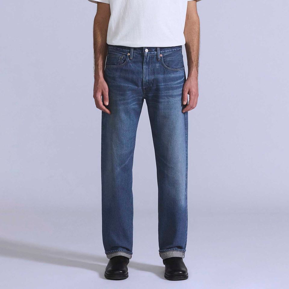 Calça Jeans Levi's® Blue Tab Anchor Relaxed Straight Lavagem Média