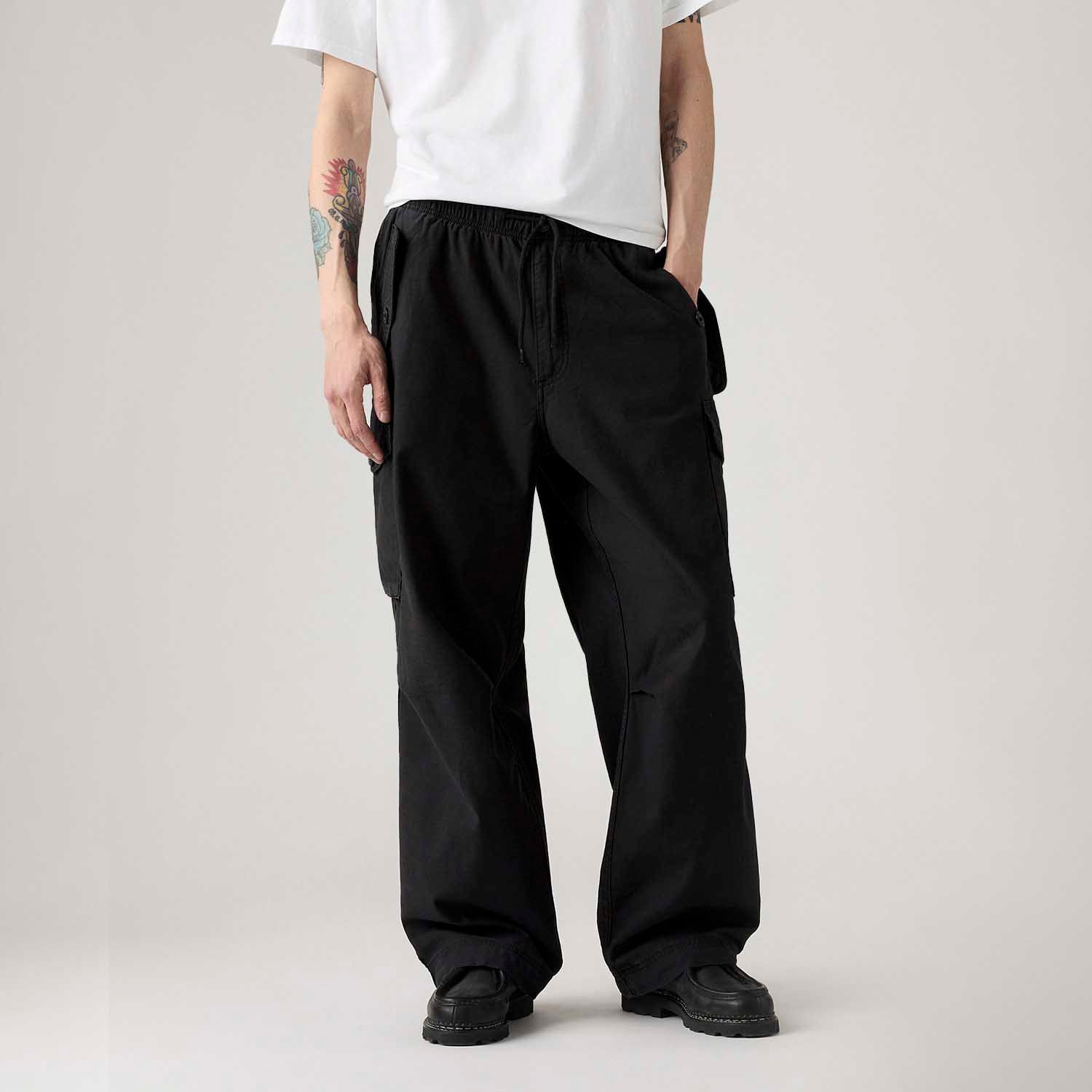 Calça Levi's® Baggy  Field Cargo Preta