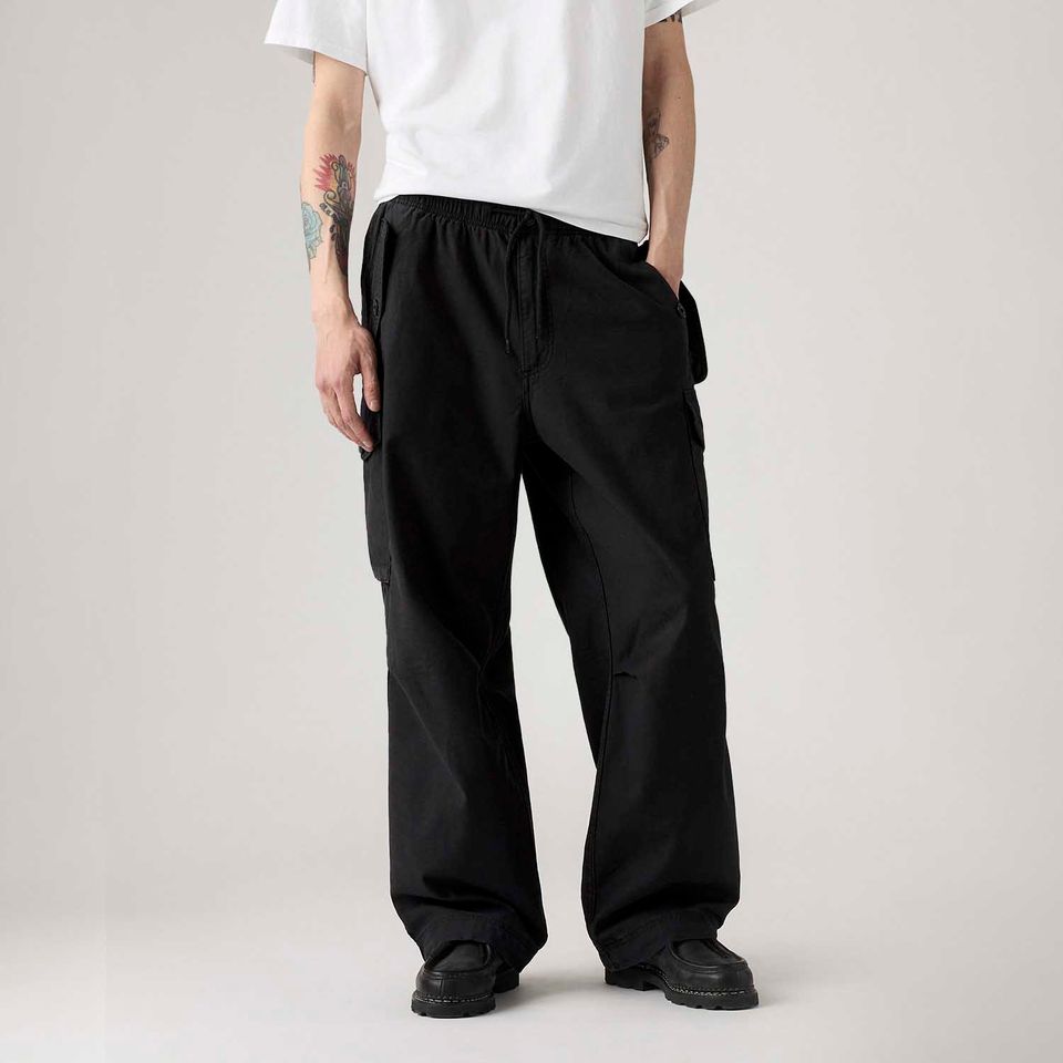 Calça Levi's® Baggy  Field Cargo Preta